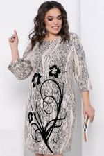 Платье "Образец обаяния" (беж) П8490 LT Collection