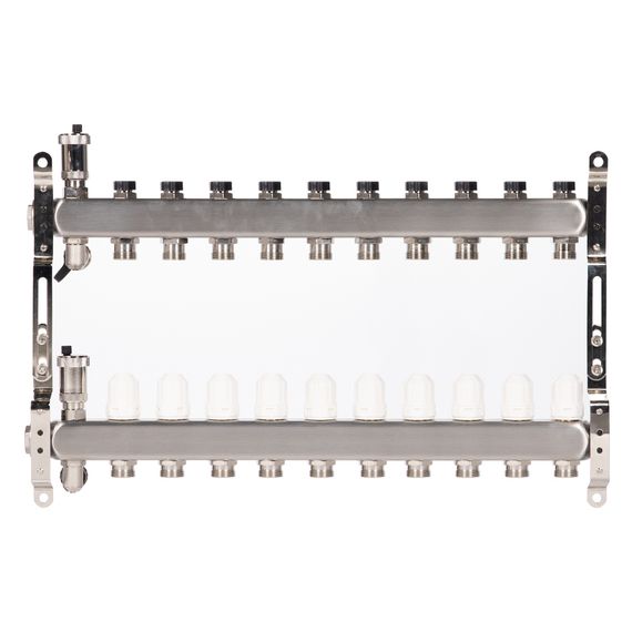 Коллектор Royal Thermo нерж. в сборе универсальный 1 ВР-3/4 НР с автомат. воздухоотвод-ми 10 вых. купить в Москве и Московской области по низкой цене с доставкой по России — (7) Коллектор Royal Thermo нерж. в сборе универсальный 1 ВР-3/4 НР с автомат. воздухоотвод-ми 10 вых. — (7)