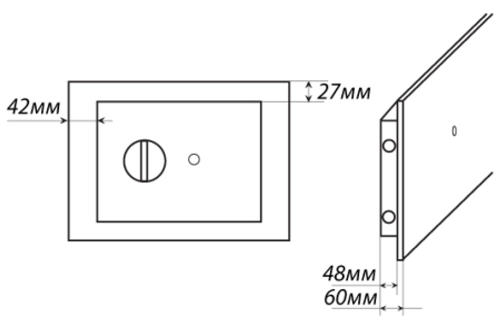 Сейф встраиваемый взломостойкий Safetronics STR 28ME/27, Электрон. кодовый + мастер ключ