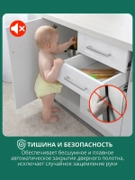 Петли мебельные с доводчиком, 20 шт.