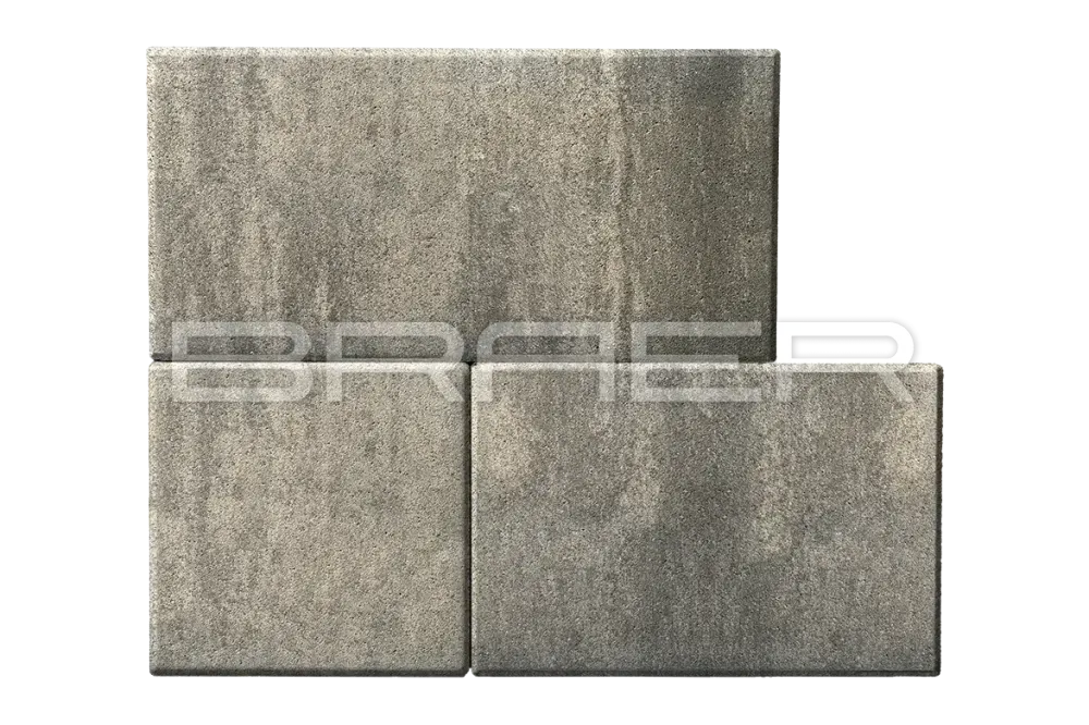 Тротуарная плитка Braer Триада, Color Mix Туман, 60 мм