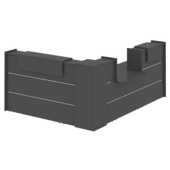 Onix Ресепшн O.R-K-31 Антрацит 3201*2773*1187