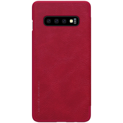 Кожаный чехол-книжка Nillkin Leather Qin для Samsung Galaxy S10 Plus