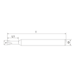 VM-SM395 Резьбофреза твердосплавная M10x1,25 HRC55