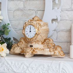 Часы настольные Райское яблоко Айвори