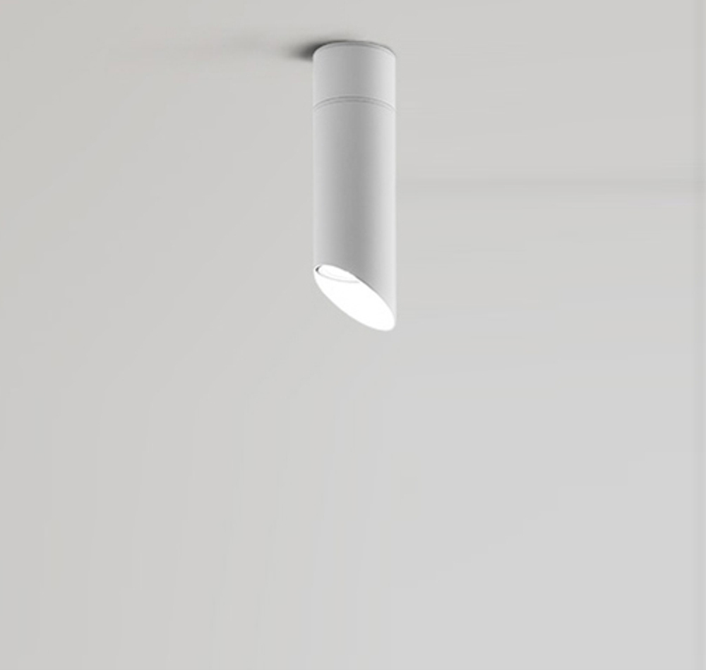 Ceiling design lamp  45° by Vibia (H20,  White)