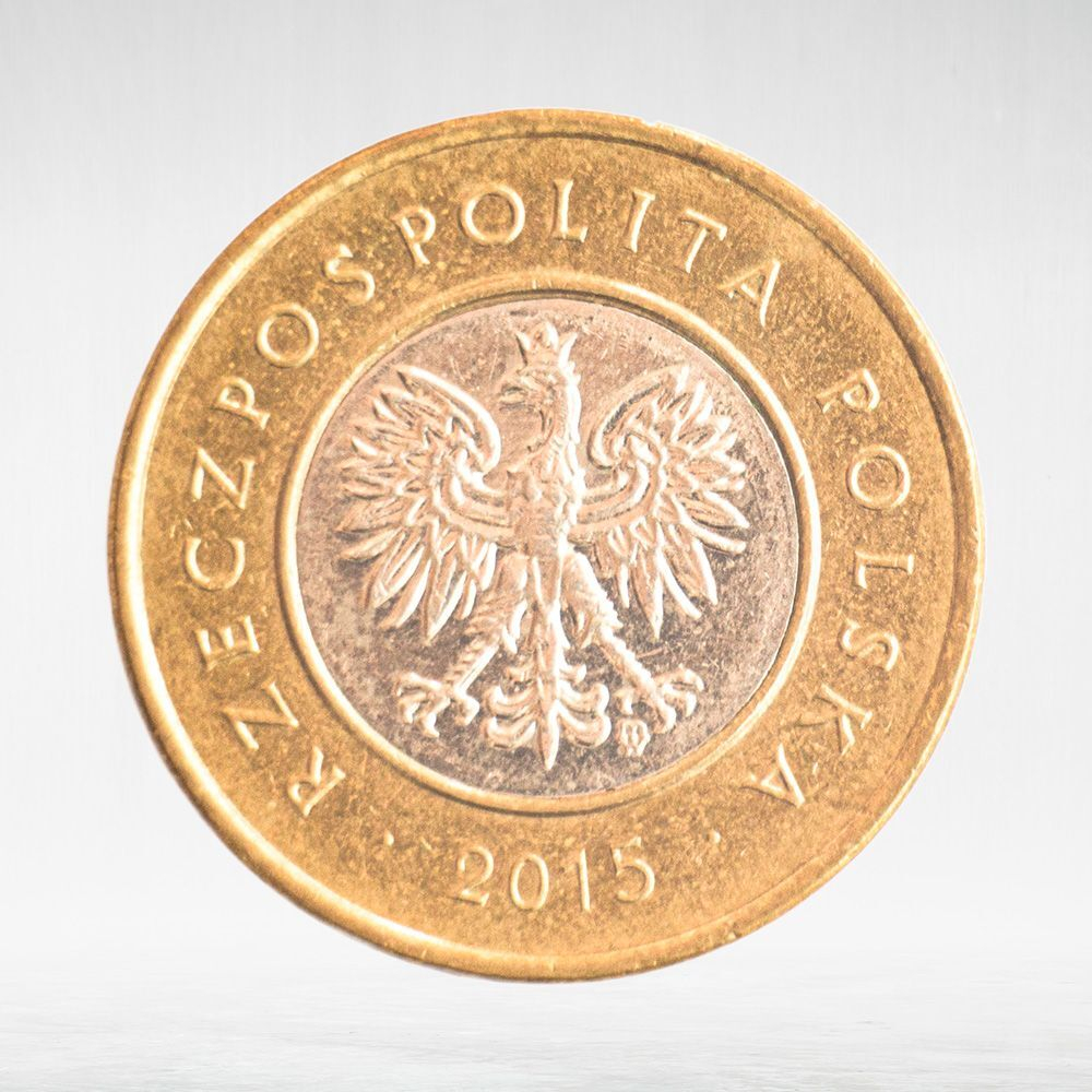 Poland, 2 Zlotys, 2015, VF