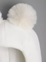 Шапка шлем детская зимняя вязаная