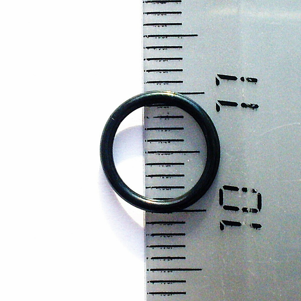 Кольцо сегментное 8 мм, толщина 1,2 мм для пирсинга . Сталь 316, титановое анодирование