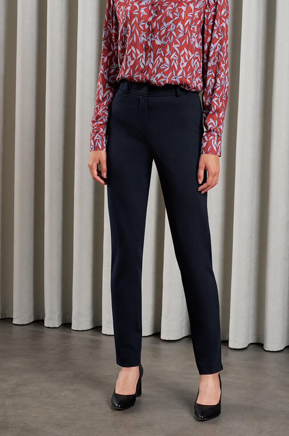 3990 Брюки женские (темно-синий)