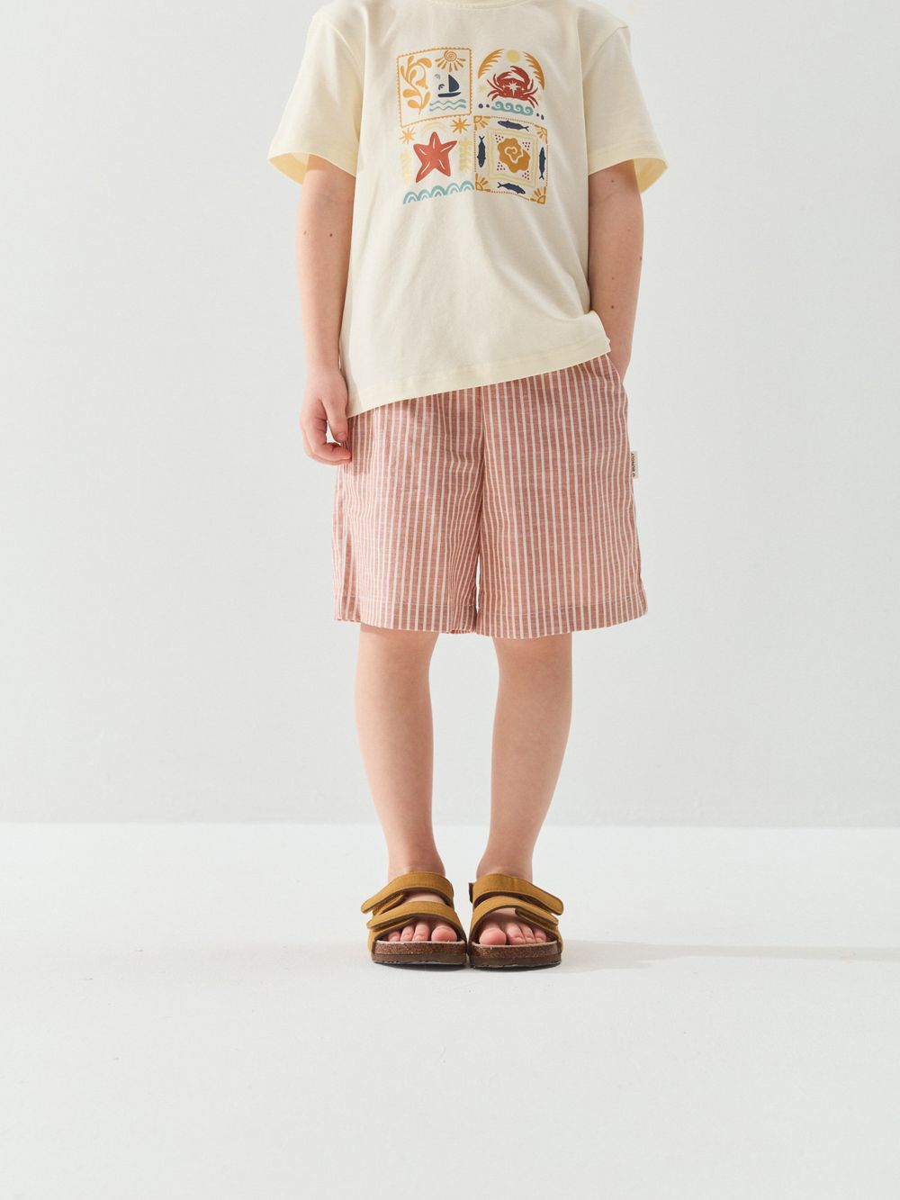 Шорты "Полоска Терракот"