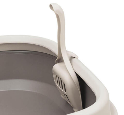 Лоток для кошек ЛЯ-МУРР 480х355мм с низким бортом + подарок (совок) М1832