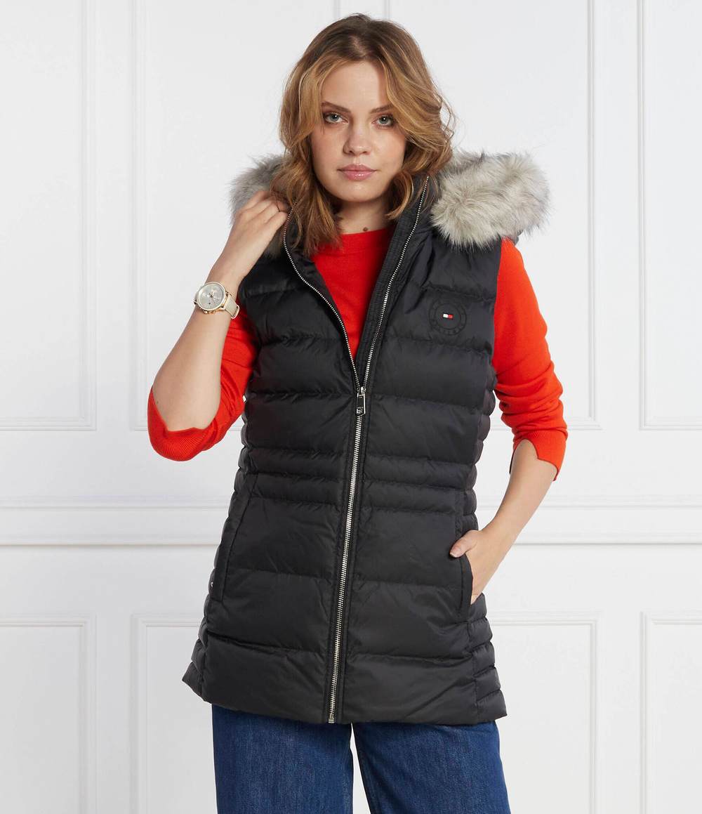 Пуховая безрукавка Tommy Hilfiger - черный(WW0WW39744)