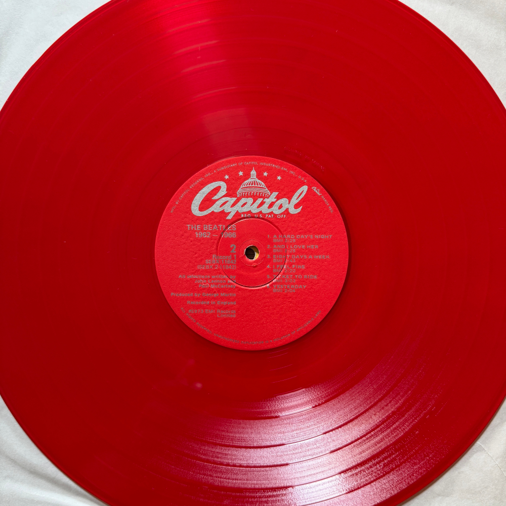 The Beatles ‎– 1962-1966 2LP (США 1978г.) Red Т