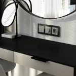 Выключатель одноклавишный (дымчатый) W1210004