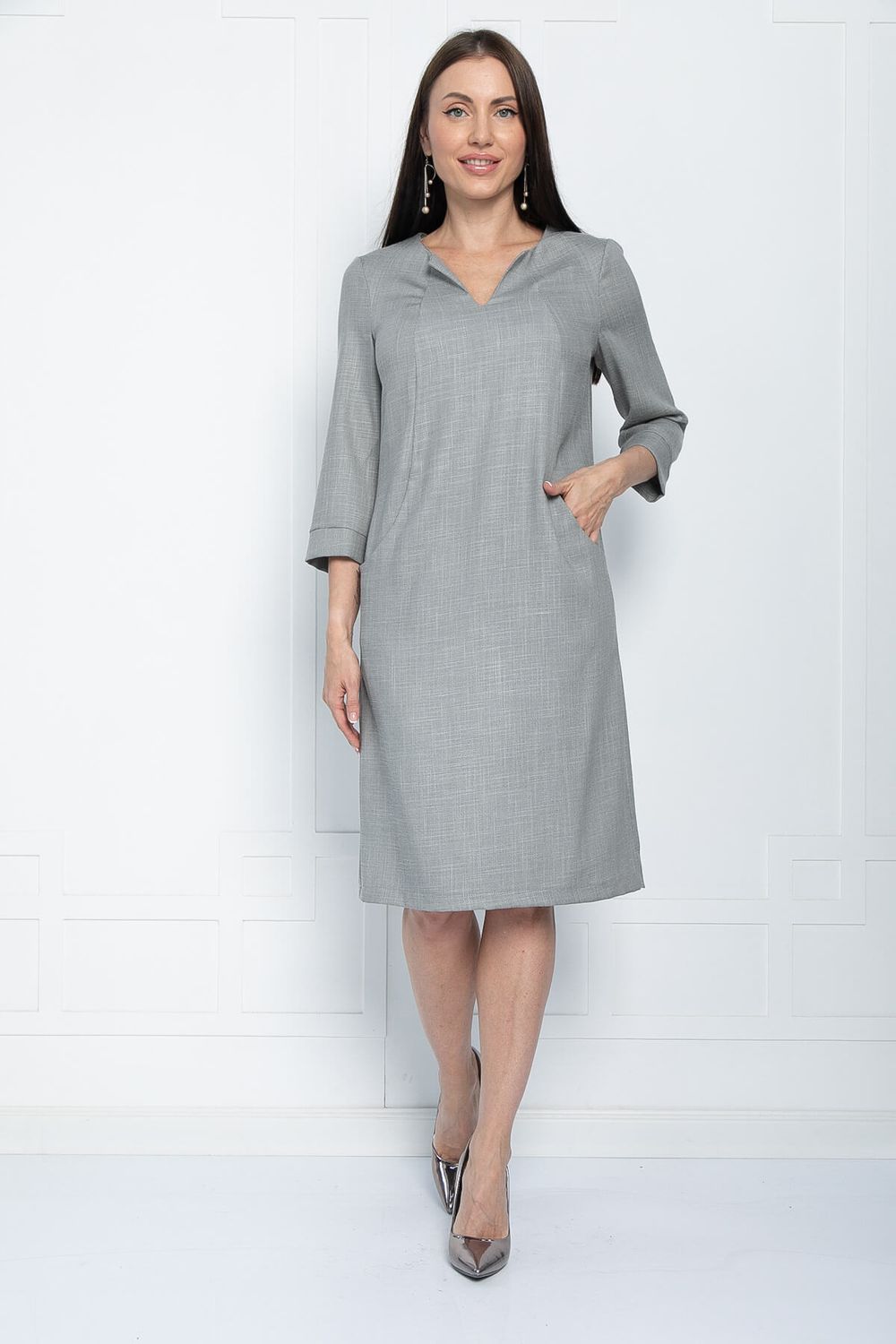 Платье Лилиан (серое) П11211 LT Collection