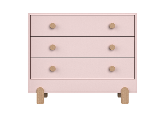 Комод Ice-cream 3 ящика (розовый)