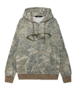 Мужская Толстовка Oval Globe Waffle Zip-up