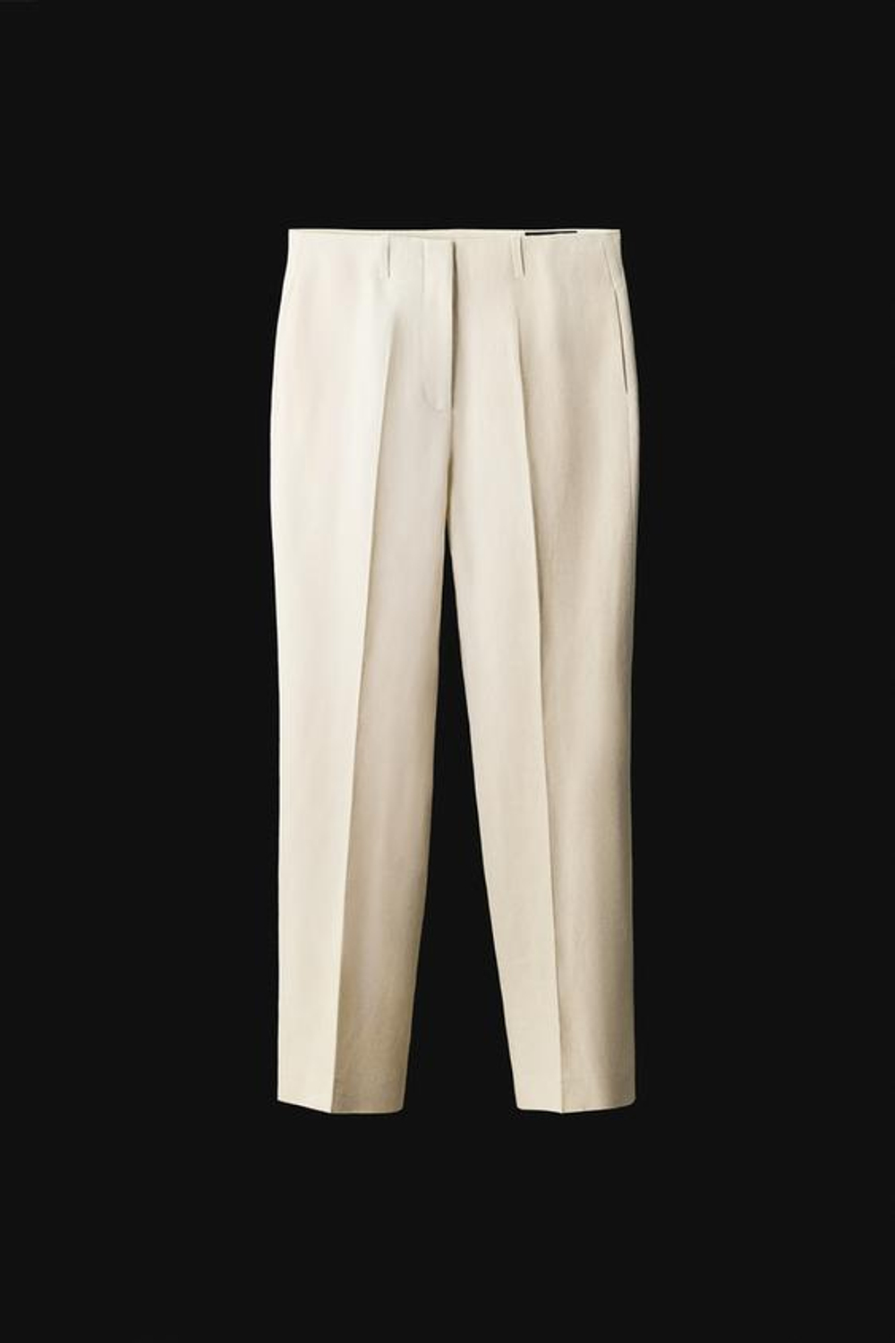 ZARA БРЮКИ STRAIGHT FIT — ZW COLLECTION, ПЕСОЧНЫЙ