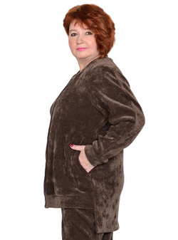 Бомбер из микровельвета Эбигейл