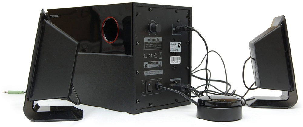 Компьютерные колонки Microlab M-200 черный