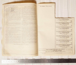 Пай в 100 рублей с 7 купонами 1913 год г. Рига № 143463. Товарищество русско-французских заводов "Проводник". VF-XF (Большой формат А3)