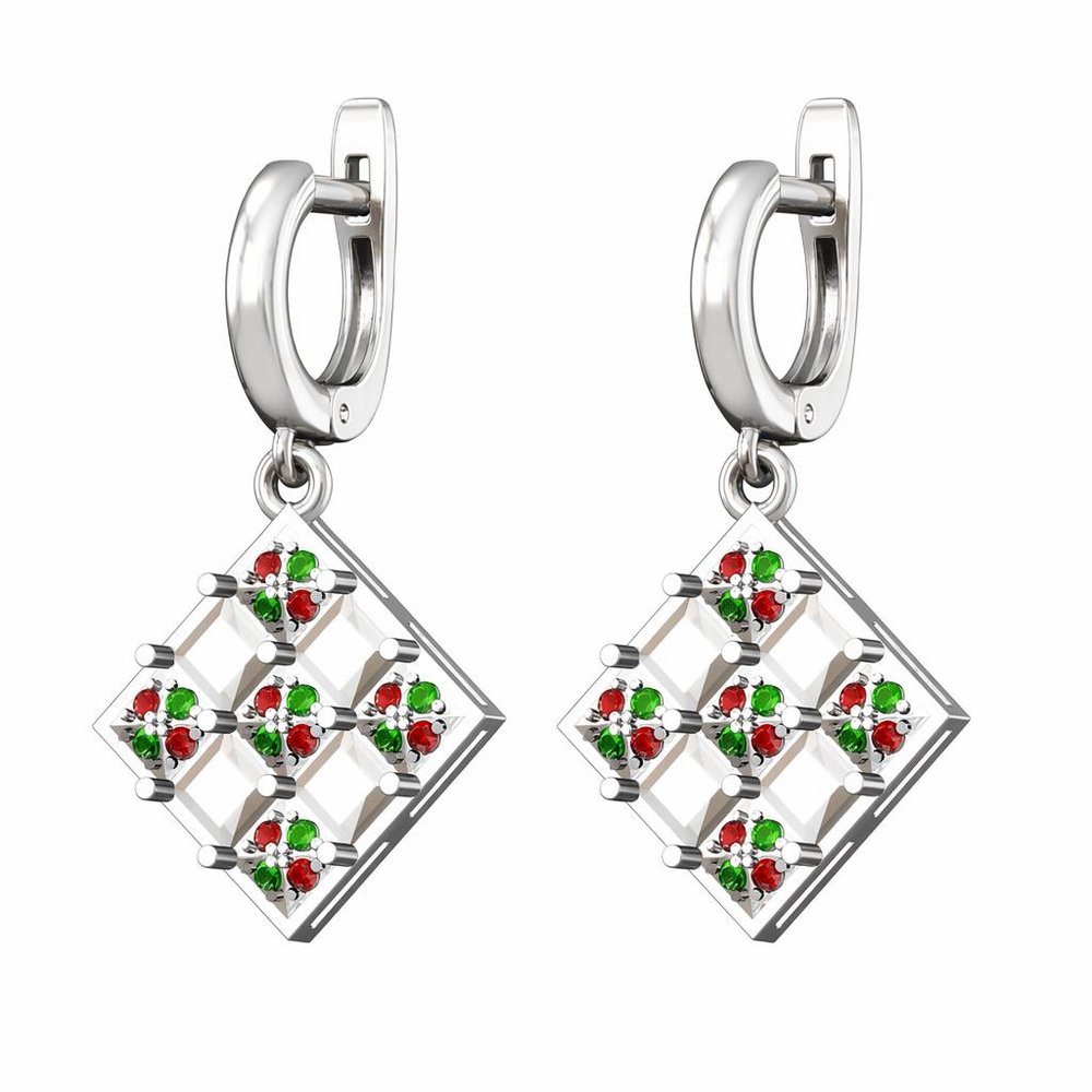 Серьги из серебра 925 пробы