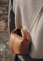 Сумка Polene Béri EDITION TEXTURED CAMEL