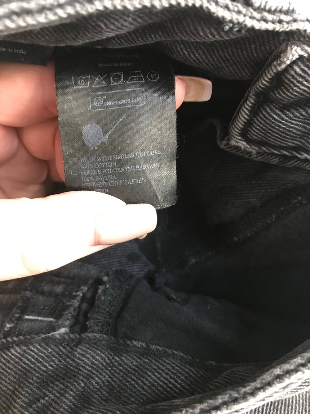 Джинсы H&M для модного образа, маркировка 24, визуально 40/42 размер