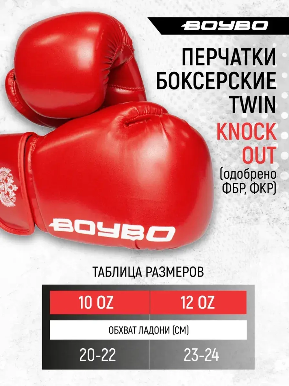 Боксерские перчатки Twin Одобрены Фбр Фкр Искуственная кожа