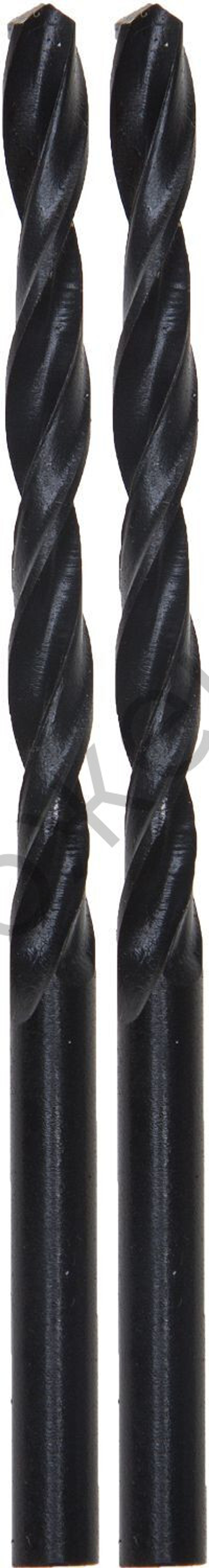 Сверло URAGAN ″BAGIRA″ по металлу, цилиндрический хвостовик, быстрорежущая сталь HSS, 4,4х80мм, 2шт