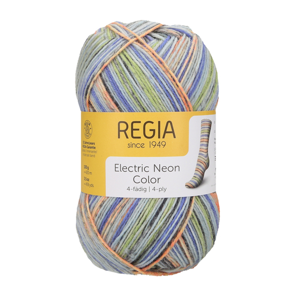Пряжа для вязания Electric Neon Color (02941) Schachenmayr Regia, 4 нитки (100г/420м).