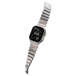 Ремешок Nomad Stratos Natural Titanium Ultra Orange FKMдля Apple Watch 45/46/49mm