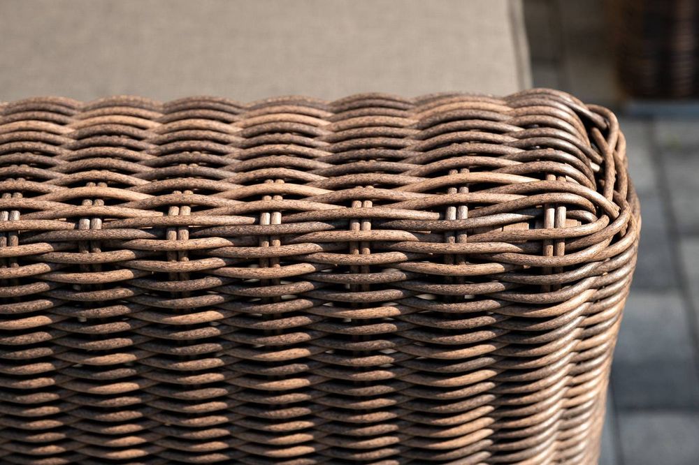 "Капучино Сингл" лаунж-зона из искусственного ротанга, цвет коричневый