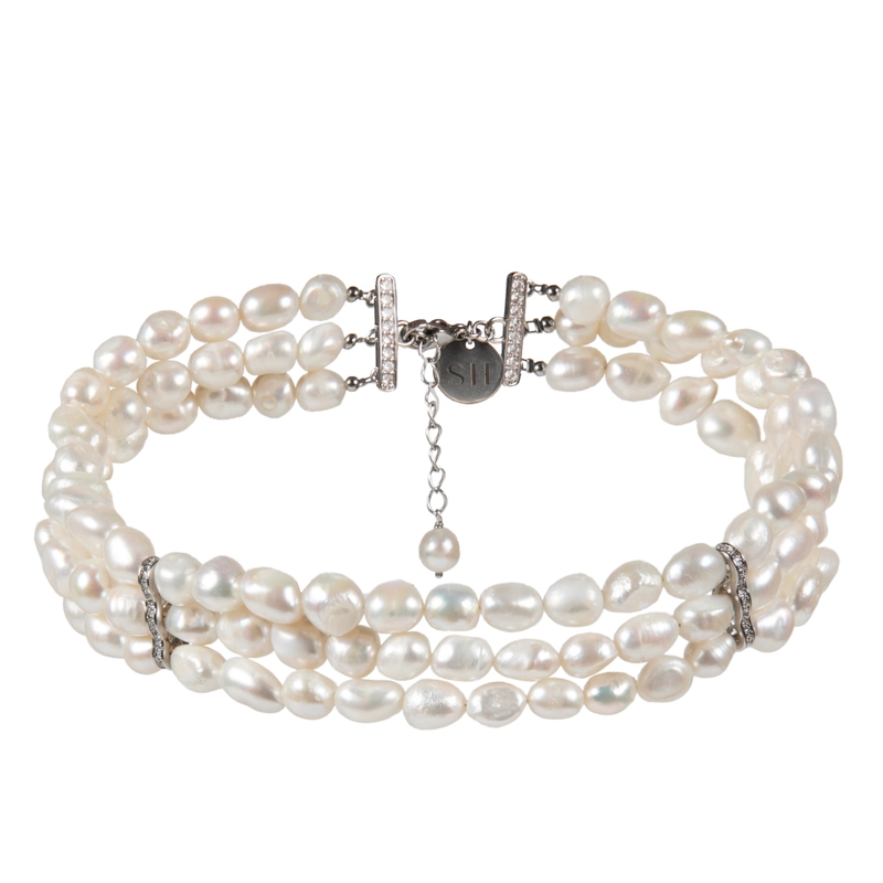 Чокер Жемчужинки – Серебро