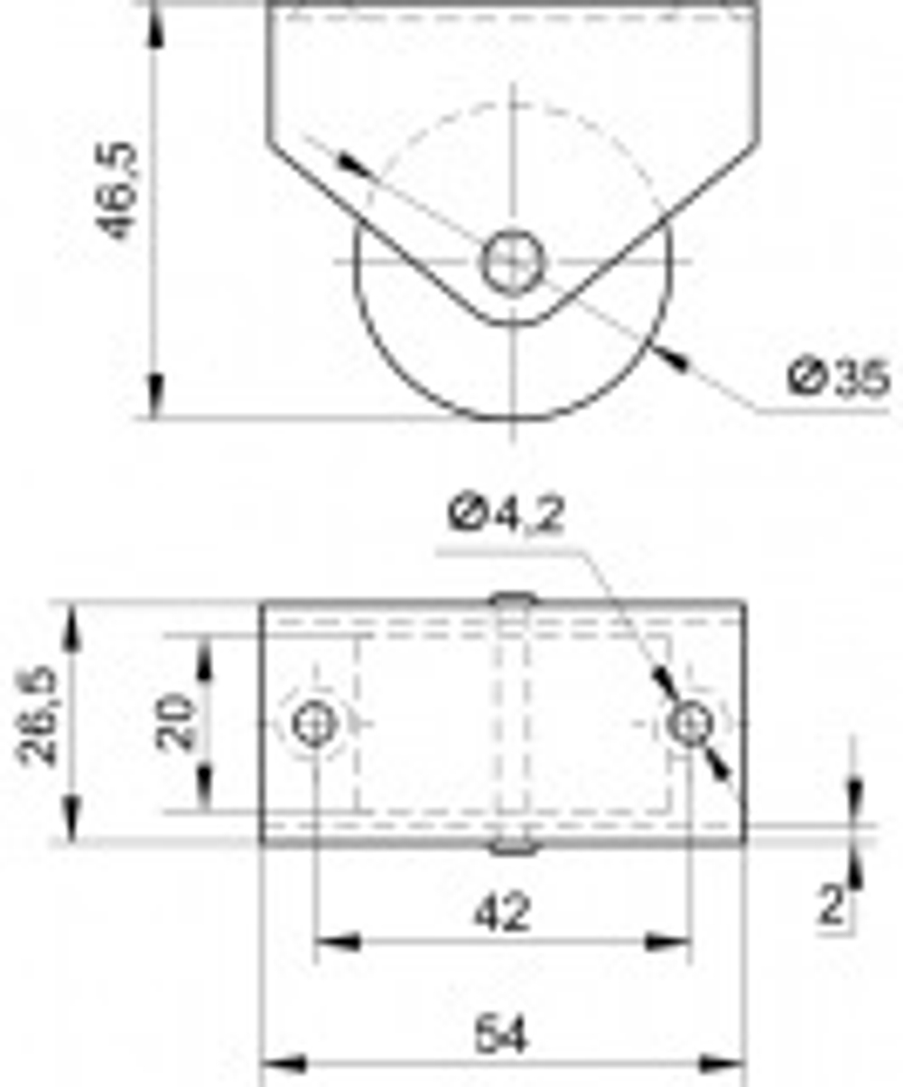 Кол опора 001 00 000 (100 в кор.) СЗ