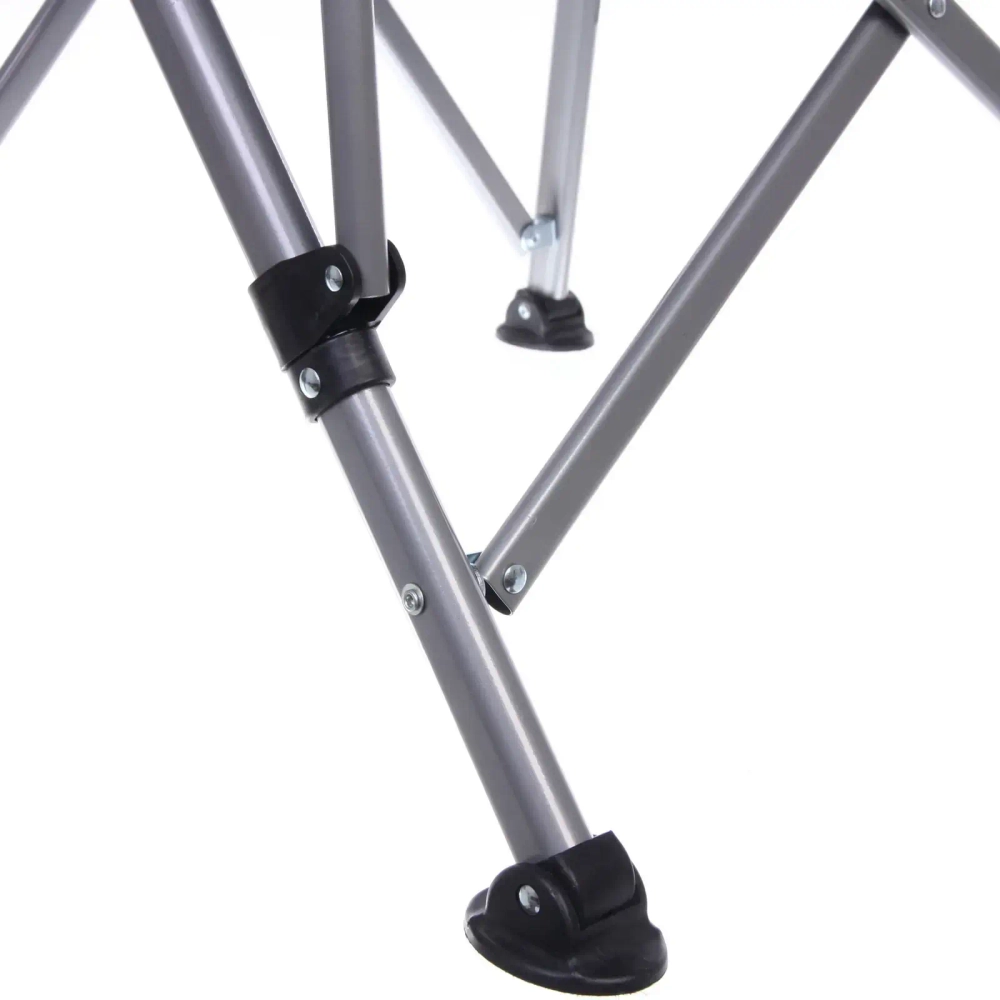 Кресло складное с подлокотниками до 100 кг SJ-0054, 58*58*92 см, цвет: чёрный, ТуристМастер