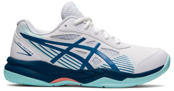 Детские Кроссовки теннисные  Asics Gel-Game 8 GS - white/light indigo