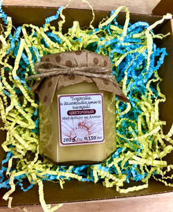 Набор натурального меда, 4 баночки по 150 гр., Алтай, 2025