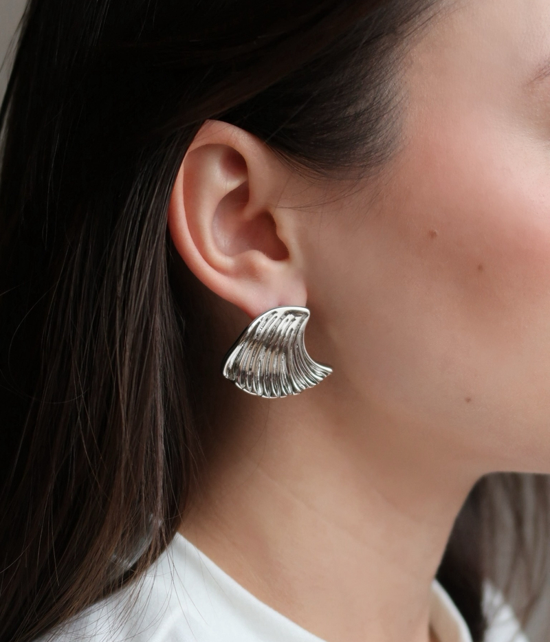 Серьги WAVE silver