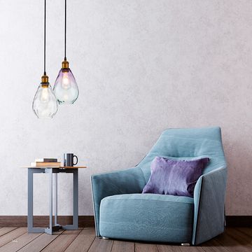 Подвесной светильник 1*E27 V000292 11027/1P Purple фиолетовый Piuro Indigo