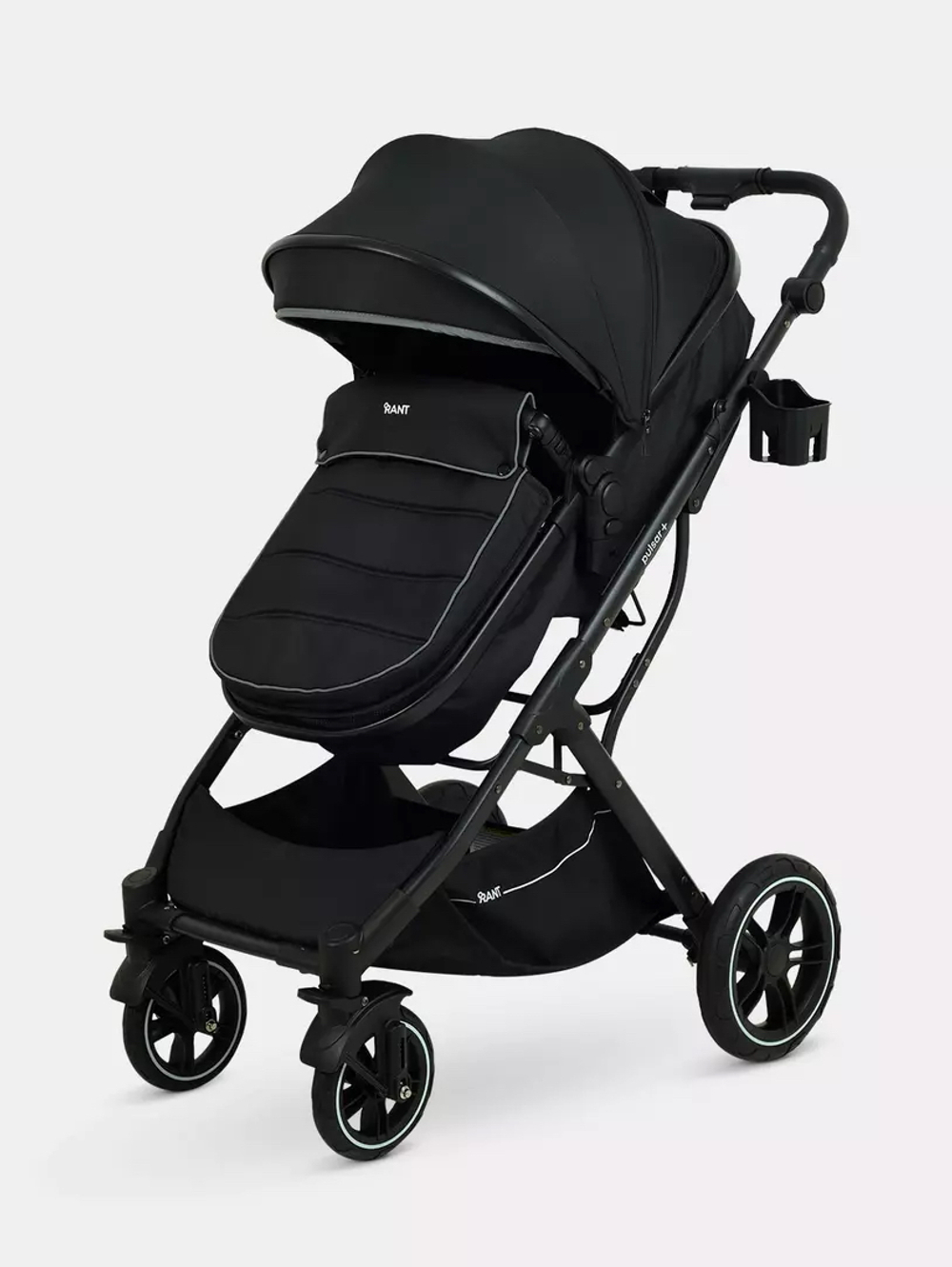 Коляска трансформер 3в1 Rant Basic Pulsar Plus Black
