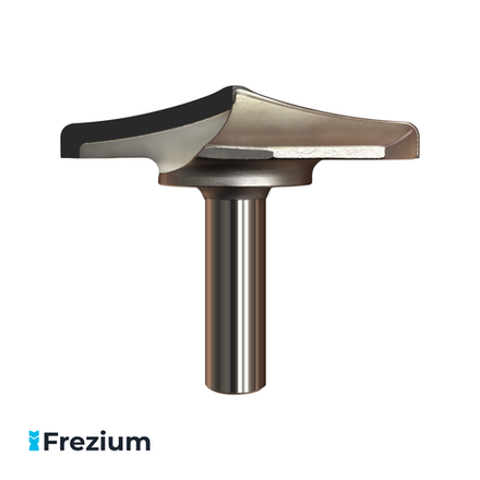 Пазовая фасонная фреза алмазная по дереву 69.8x12x14 мм PCD