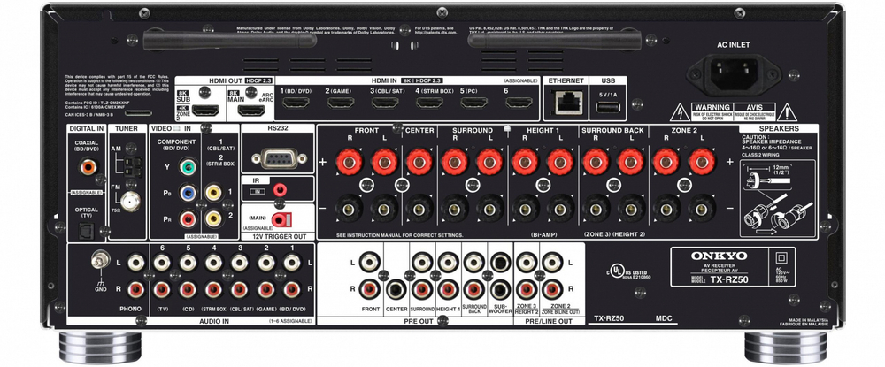 AV ресивер Onkyo TX-RZ50 B M2