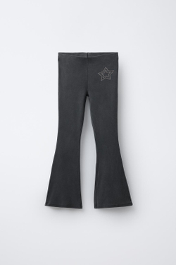 ZARA ЛЕГИНСЫ FLARE, АНТРАЦИТОВО-СЕРЫЙ