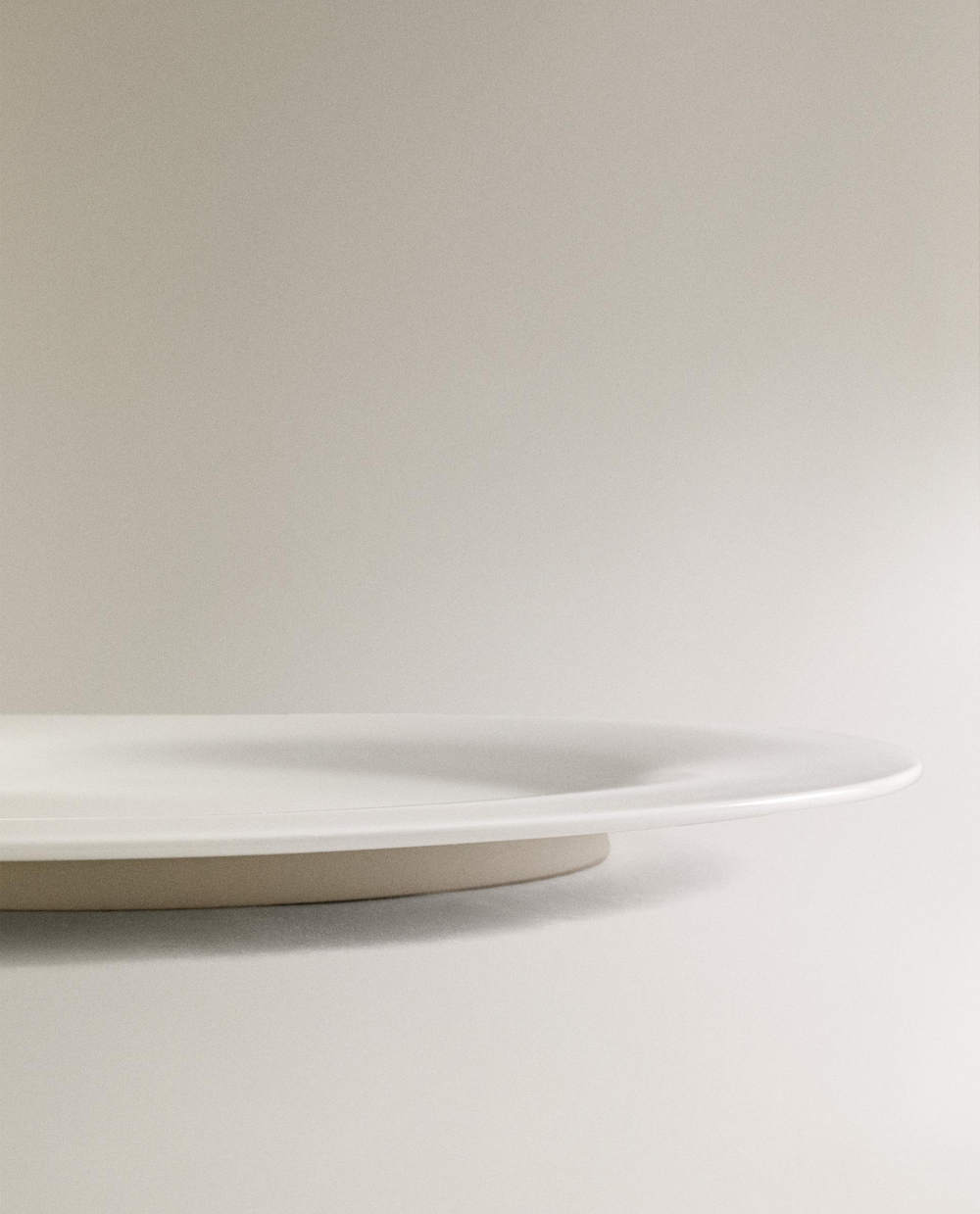 Zara Home набор столовой посуды из костяного фарфора, цвет белый, 27 см