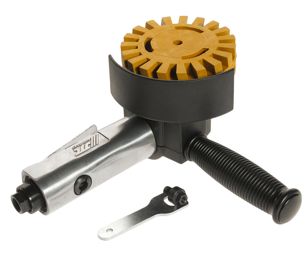 Машинка пневматическая шлифовальная угловая 3600об/мин., 90PSI, штуцер 1/4", 200х110мм JTC