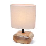 8199/1T COUNTY LN26 511 бежевый, дерево/текстиль Настольная лампа E27 1*60W 220V MADERANA