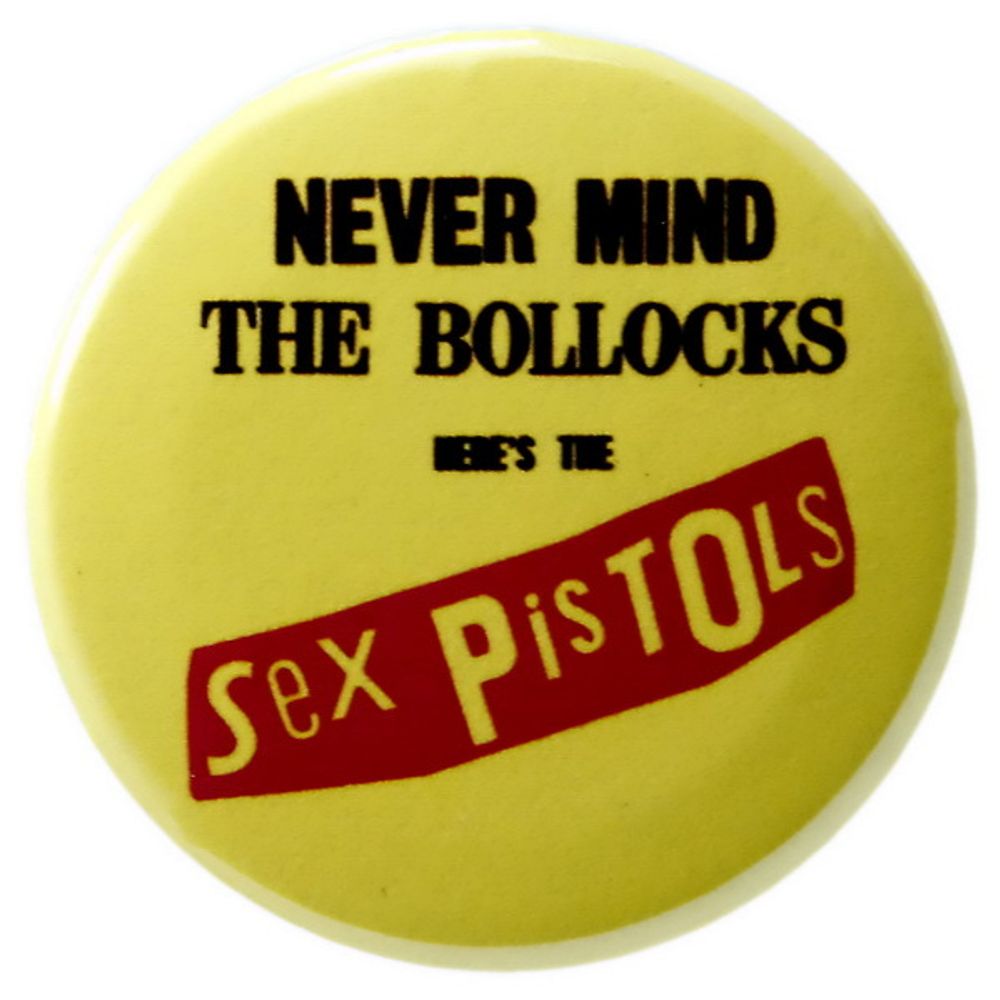 Значок Sex Pistols Never Mind the Bollocks, Here’s the Sex Pistols 36 мм (294)