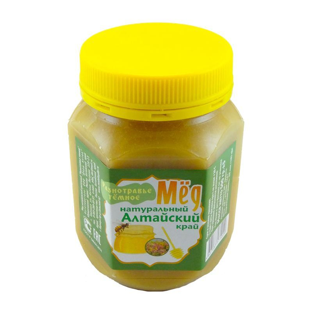 Мёд натуральный цветочный разнотравье. Алтайский край.